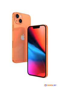 Unique Orange iPhone 13 Concept Render